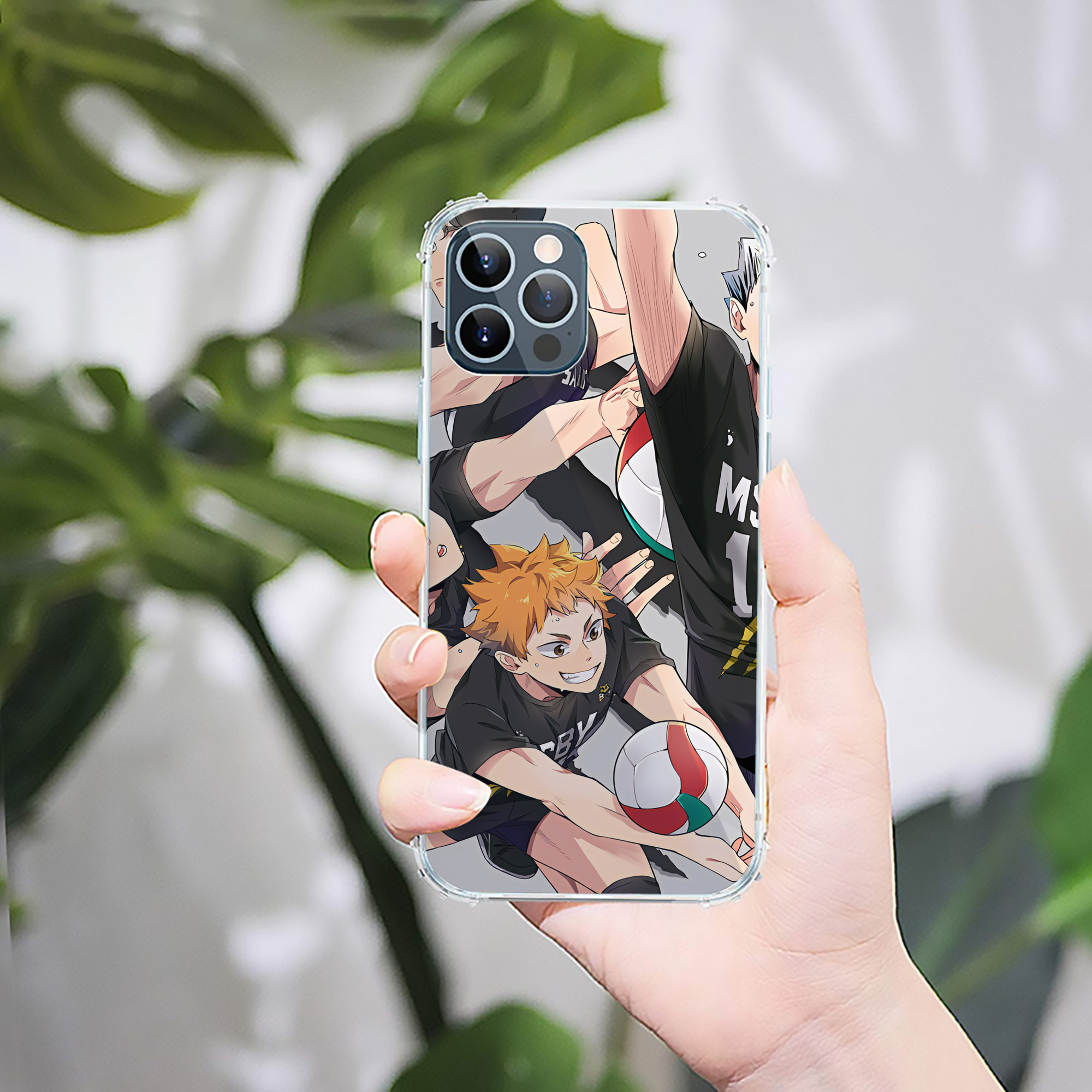 （画像用） ハイキュー!! Haikyu!! 【iPhone 12シリーズ対応】透明スマホケース（クリアソフトケース）
